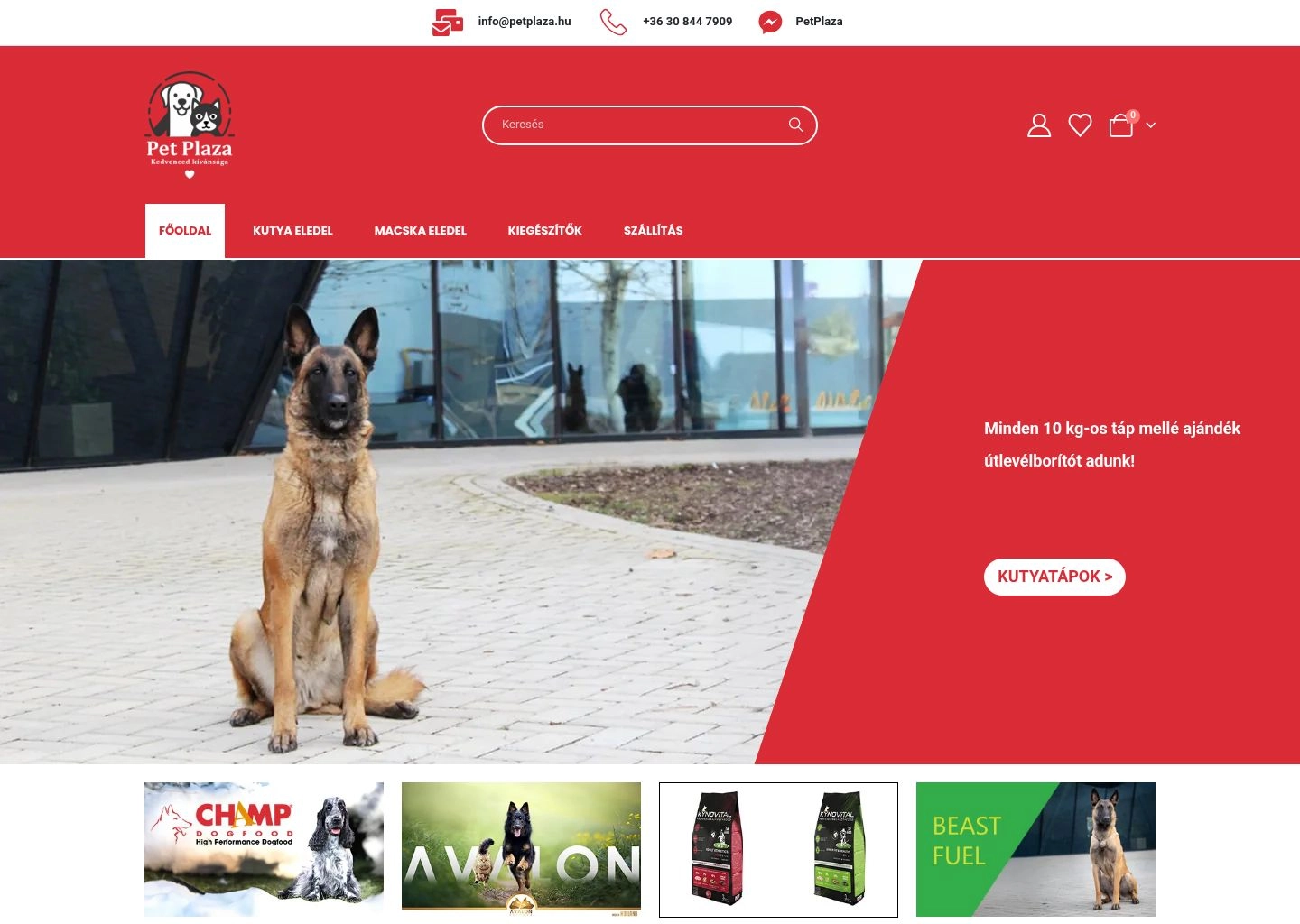 PetPlaza webshop